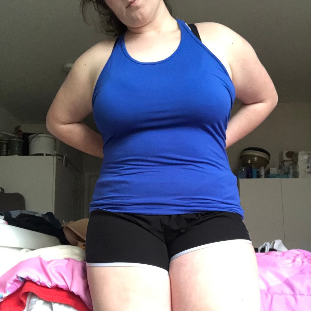 🌼3/$20 Nike Blue racerback work out top